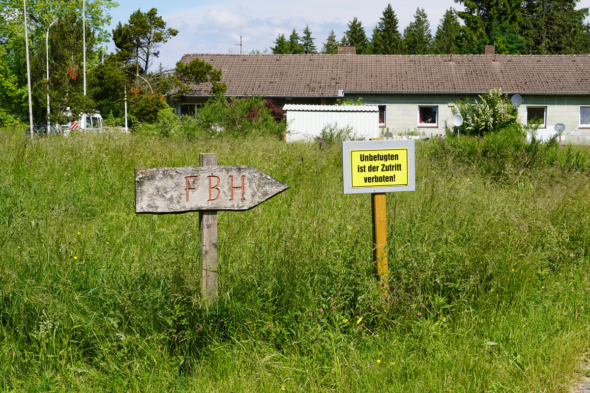 Wegweiser zur BAOR Station